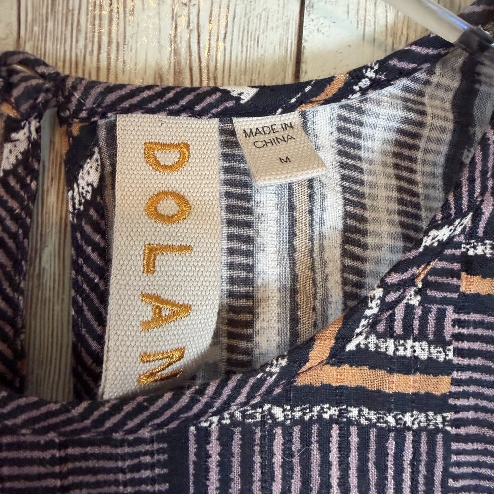 Anthropologie x Dolan 'Nala' Cotton-Rayon Ruffle Blouse Size Medium - Picture 7 of 10